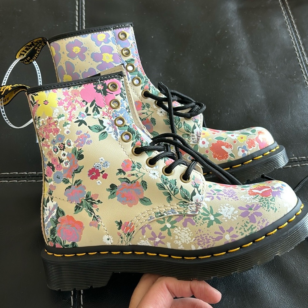 New floral Dr. Martens